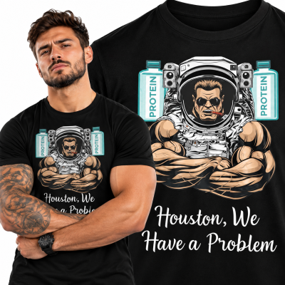 KOSZULKA NA SIŁOWNIĘ GYM HOUSTON